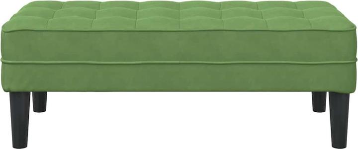 Actual product image vidaXL Samt Ottoman (57 cm)