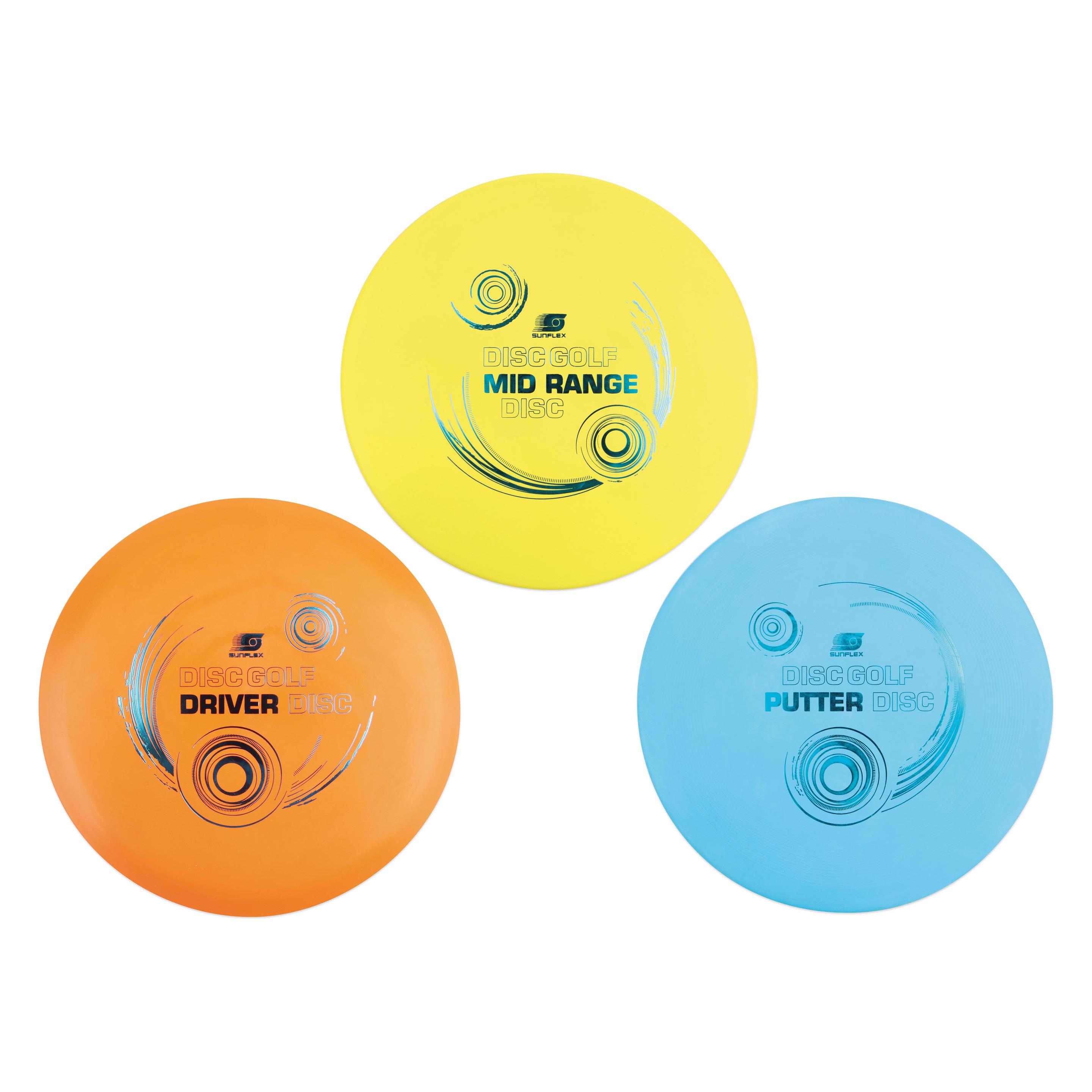 Sunflex Wurfscheiben-Set Disc Golf (80190)
