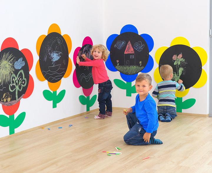 Image du produit TTS Panneaux floraux pour l'intérieur et l'extérieur en 5 couleurs différentes