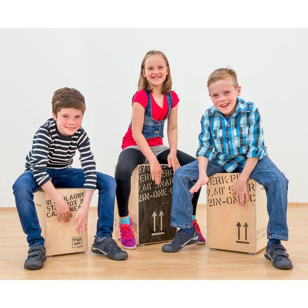 Thumbnail - Schlagwerk Kinder-Cajon Star-Box (Perkussion), Perkussion, Braun