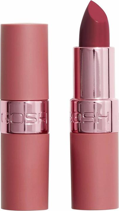 Gosh Luxury Rose Lipstick with Light Sheen Intense Nude Shades 005 Seduce (Rosa)