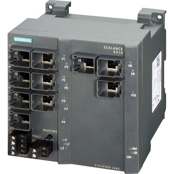 Siemens SIEM 6GK5310-0FA10-2AA3 SCALANCE X310, m (Switch Modul), Netzwerk Zubehör