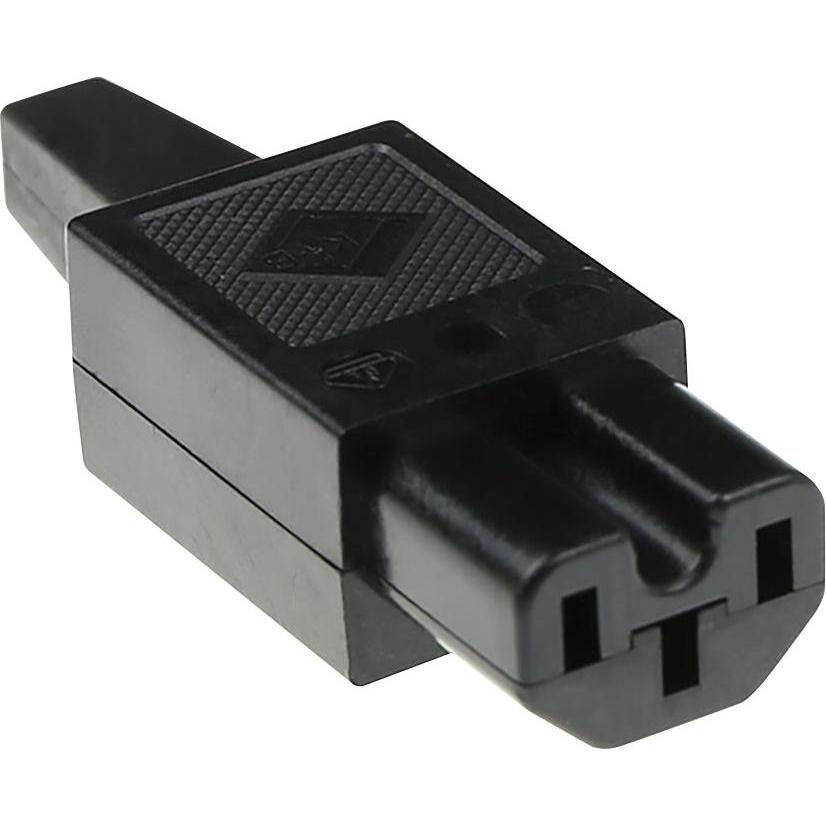 MPE-Garry C15 Power connector female for 120 C, Elektronikkabel + Stecker, Schwarz