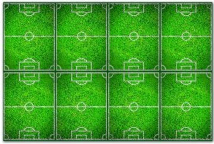 Produktbild Procos Fussball-Tischdecke aus Kunststoff 120 x 180 cm (120 x 180 cm)