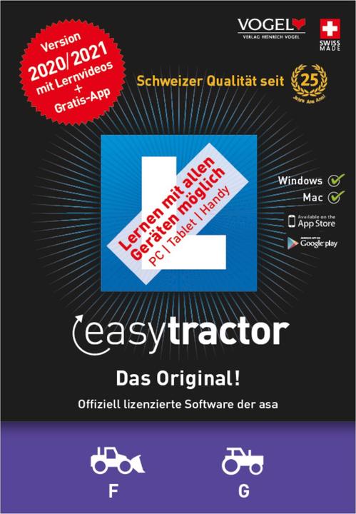 Actual product image easytractor 2020/21 (French, German, Italian)