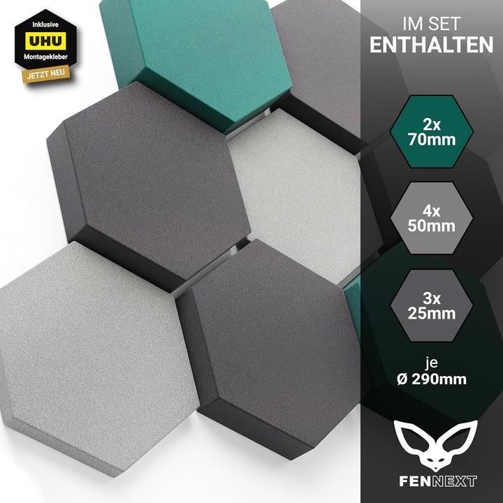 Image du produit Fennext Schallabsorber Wandpaneele (9 pcs)