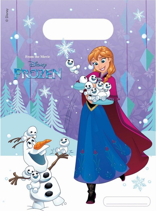 Produktbild Disney Frozen Schneeflocke Partytüten 6erPack