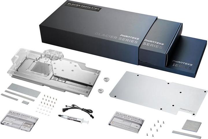Immagine prodotto Phanteks Glacier G6000 STRIX GPU Water Block, ASUS RX 6800/6900 Strix/TUF, D-RGB - con piastra posteriore, ch