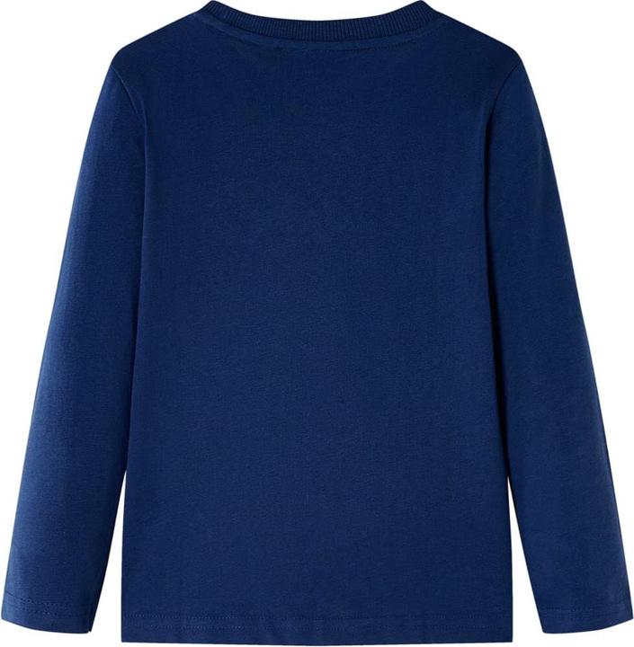 Immagine prodotto vidaXL Camicia da bambino a maniche lunghe blu navy 104,Materiale: 100 (104)