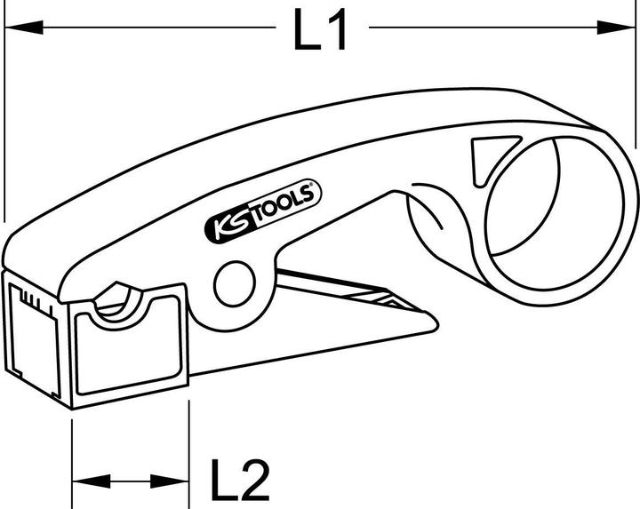 Produktbild KS Tools Abisolierwerkzeug (90 mm)