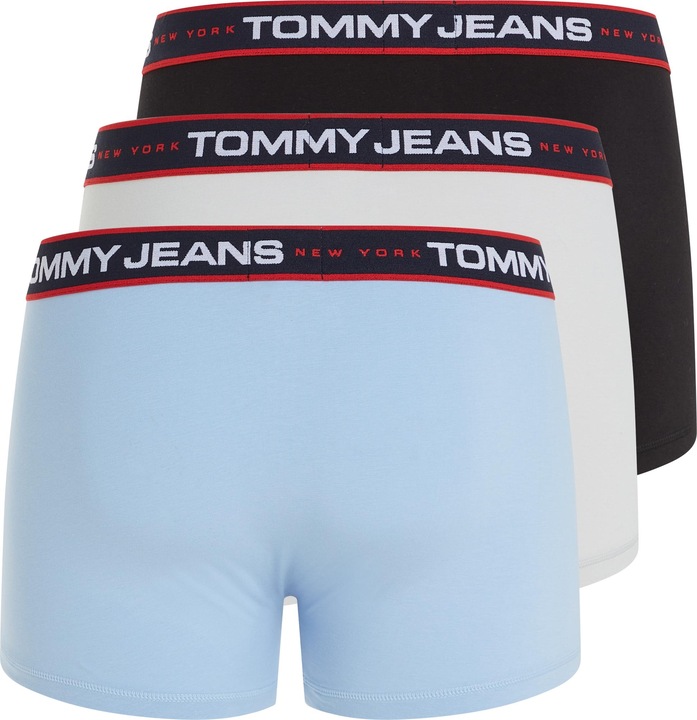Produktbild MGA 3 Paar Boxerhöschen Für Herren Trunk Schwarz/Creme/Blau (XL, 3er Pack)