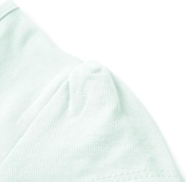 Immagine prodotto VidaXL Maglietta per bambini Verde menta chiaro 140,Materiale: 95 (140)