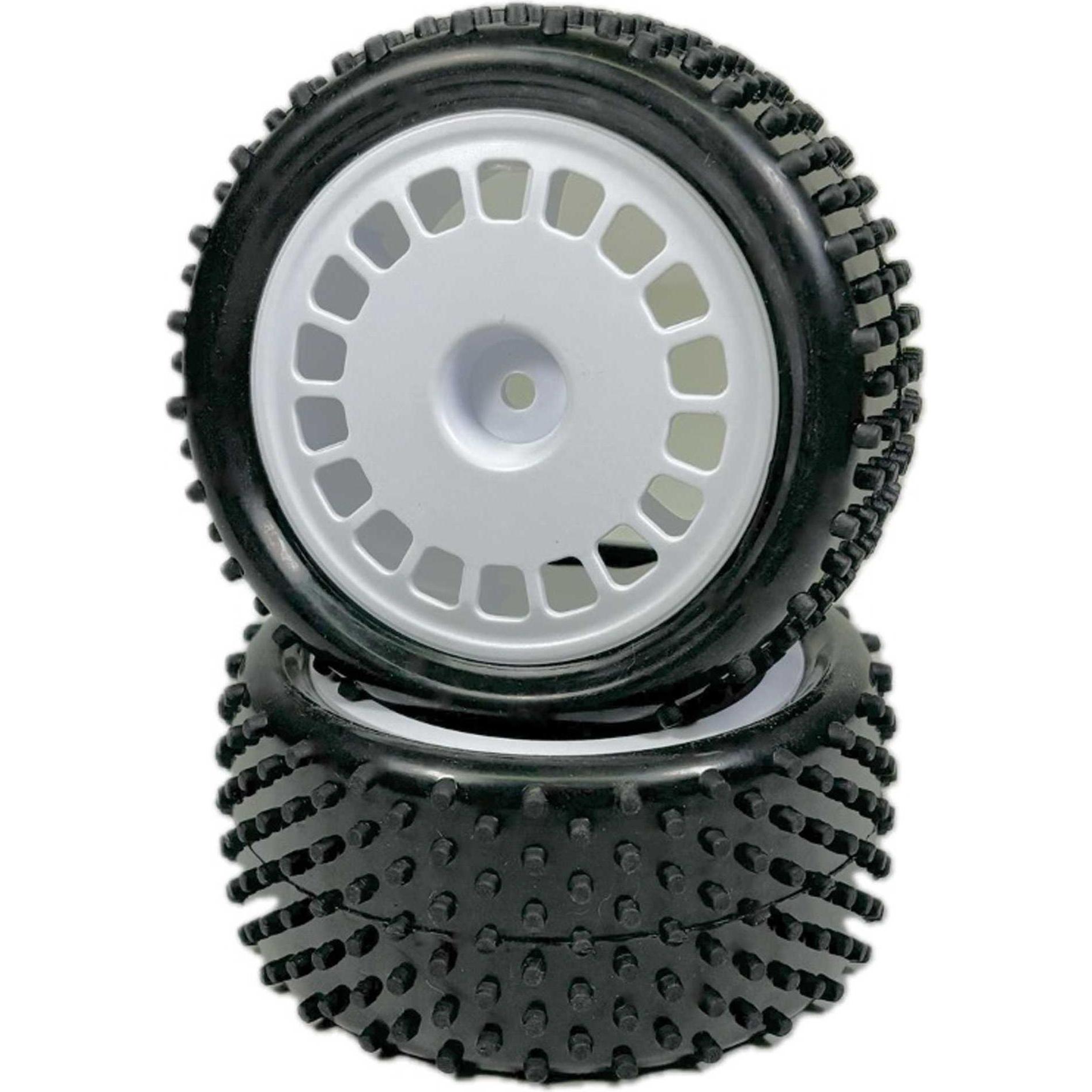 Absima 1:10 Buggy Räderset "Mini Pin" hinten weiss (2)