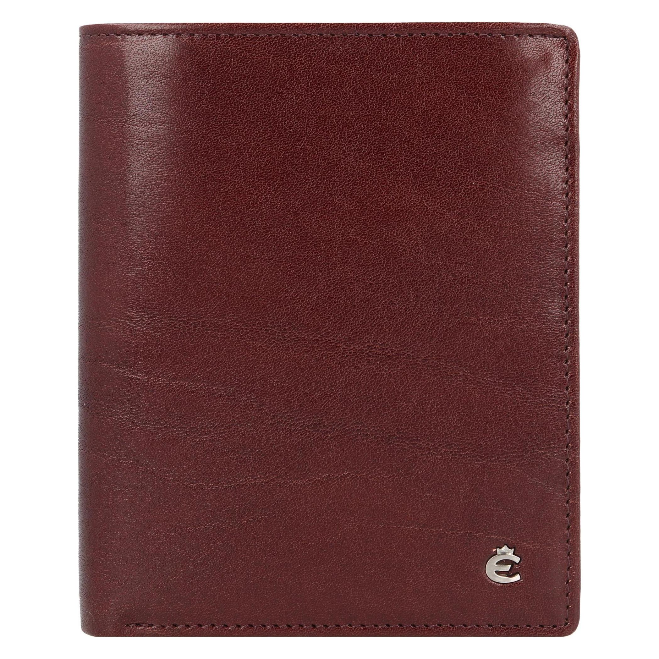 Esquire, Herren, Portemonnaie, Toscana Geldbörse Rfid Schutz Leder 9.5 Cm, Braun