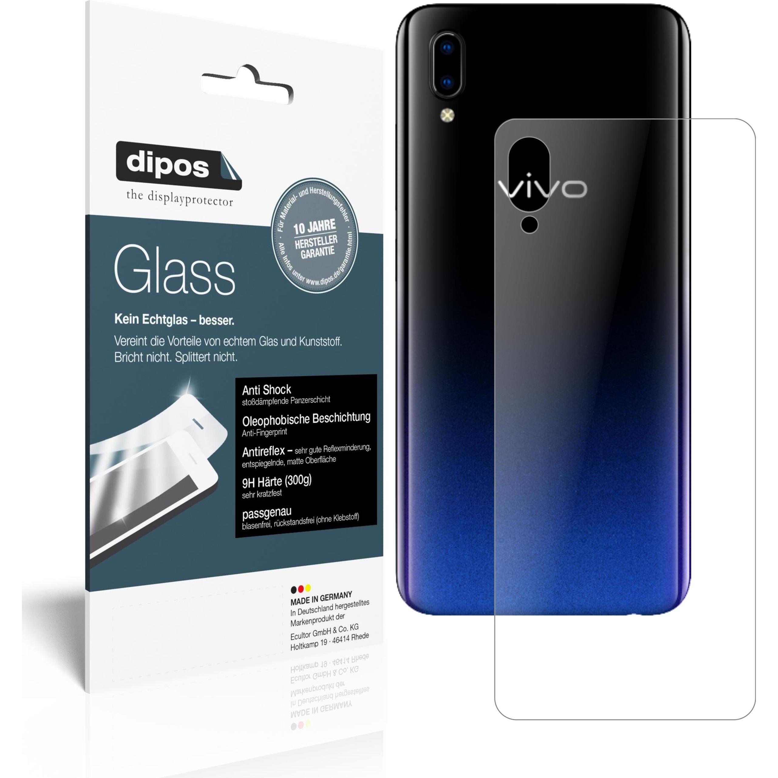 Dipos Displayschutz Anti-Shock (2 Stück, Vivo Y95), Smartphone Schutzfolie, Transparent