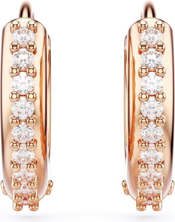 Image du produit Swarovski Matrix Créoles à facettes rondes or blanc rose (Métal Swarovski)