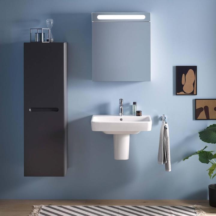 Produktbild Duravit EH-WT-MI No 1 chrom mit Zugstangen-Ablaufgarnitur