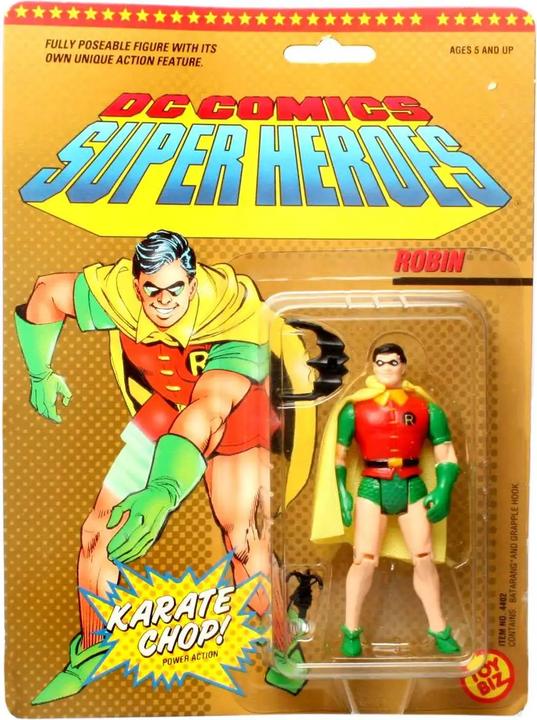 Image du produit ToyBiz Batman DC Comics Super Heroes Karate Chop Robin Action Figure