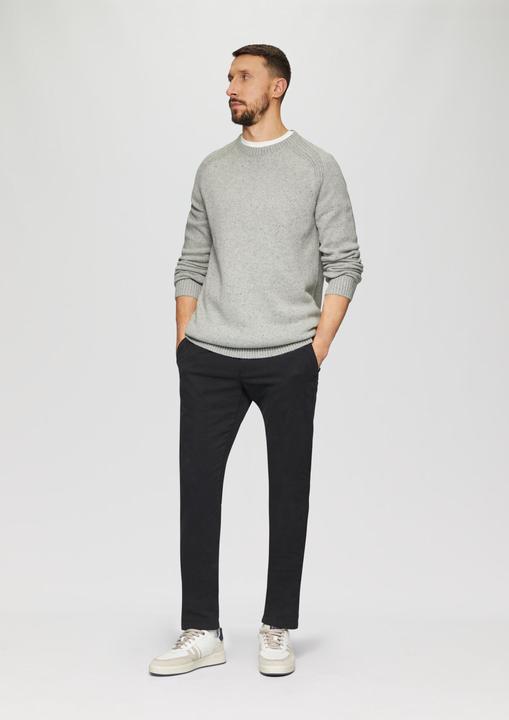 Produktbild S.Oliver Strickpullover Crew-Neck-Pullover mit Farbeffekt (XXL)