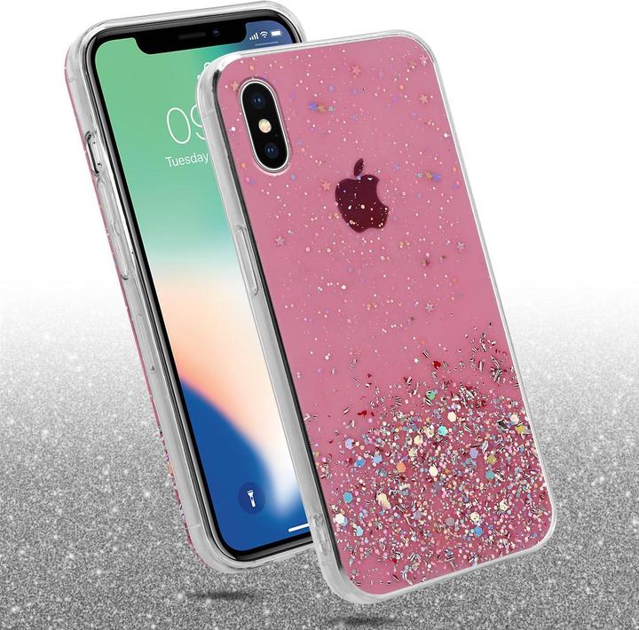 Actual product image Cadorabo TPU cover sparkling glitter (Apple iPhone XS Max)
