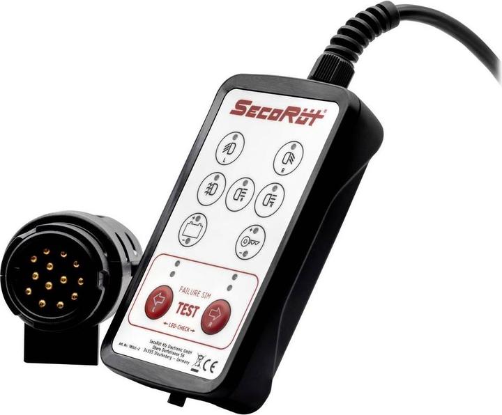 Actual product image SecoRüt Test box for trailer socket towing vehicle 12 volt 7 and 13 pole
