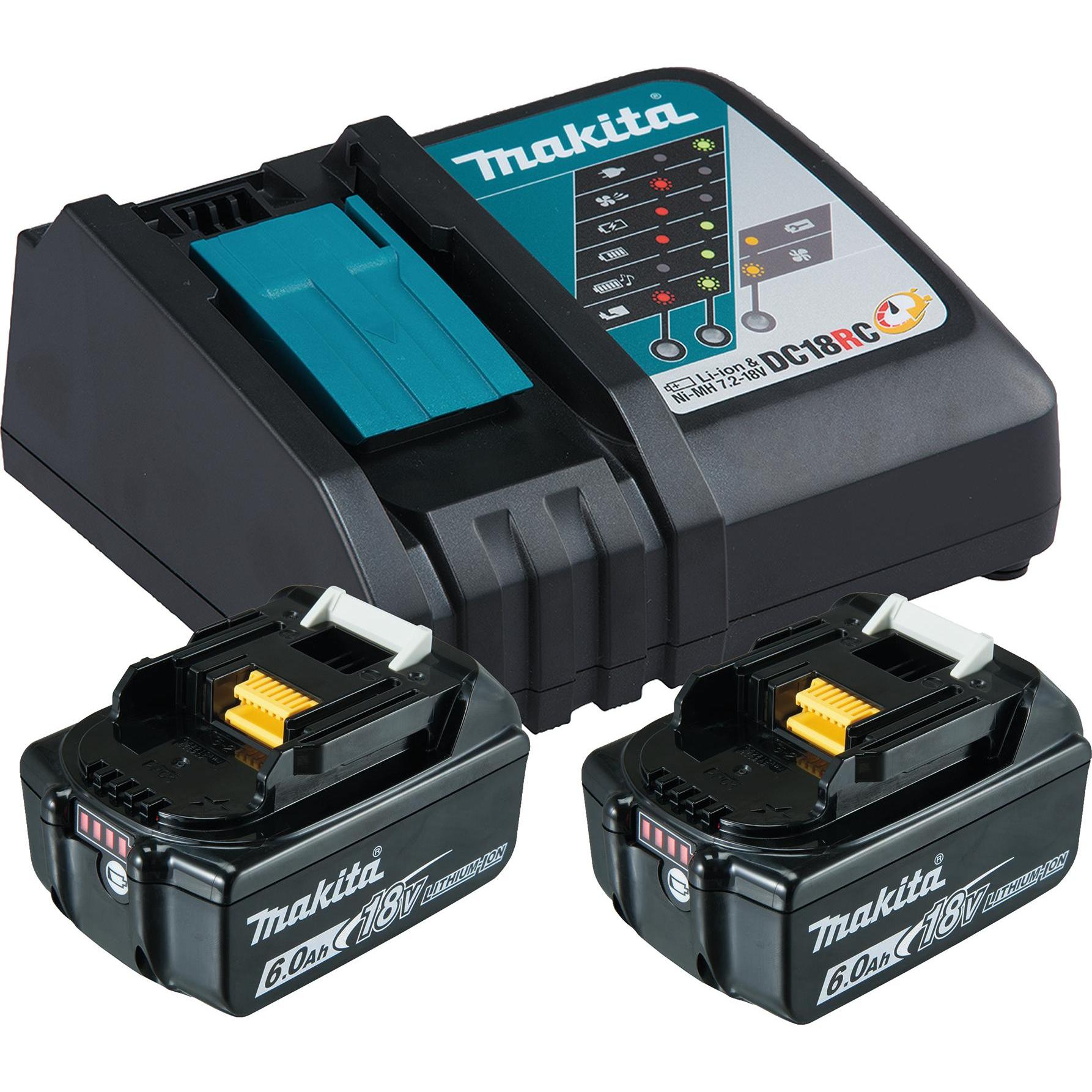 Makita, Werkzeugakku + Ladegerät, Power Source-Kit (18 V)