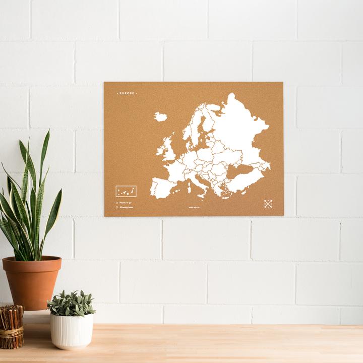 Produktbild Miss wood Woody Map - Europakarte - Europa - XL (Pinnwand, 90 x 60 cm)