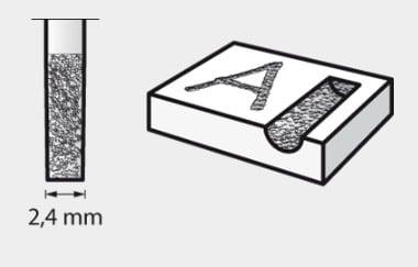 Actual product image Dremel Diamond tipped cutter 7122