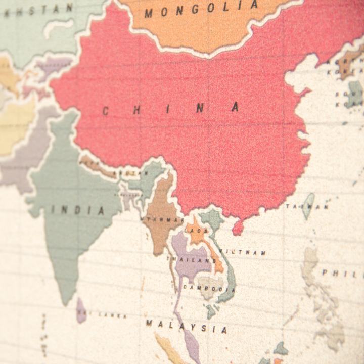 Immagine prodotto Miss wood Mappa del mondo Tropicale (Bacheca, Mappamondo, 90 x 60 cm)