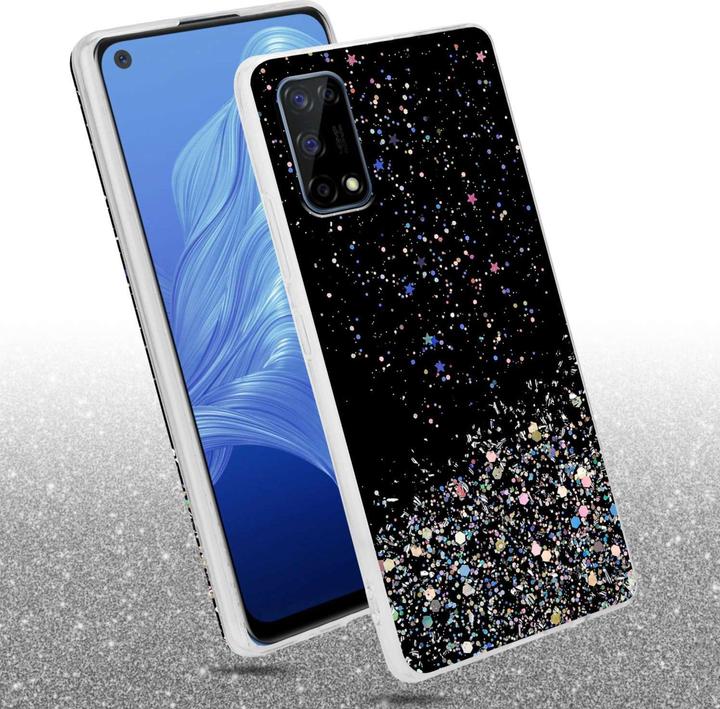 Immagine prodotto Cadorabo Custodia per Realme 7 4G TPU funkelnder Glitter (Realme 7)