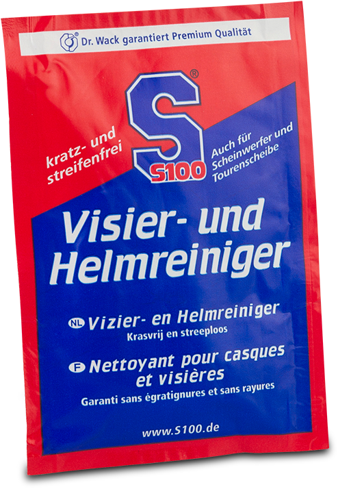 Produktbild S100 Visier und Helmreiniger (10 Stück)