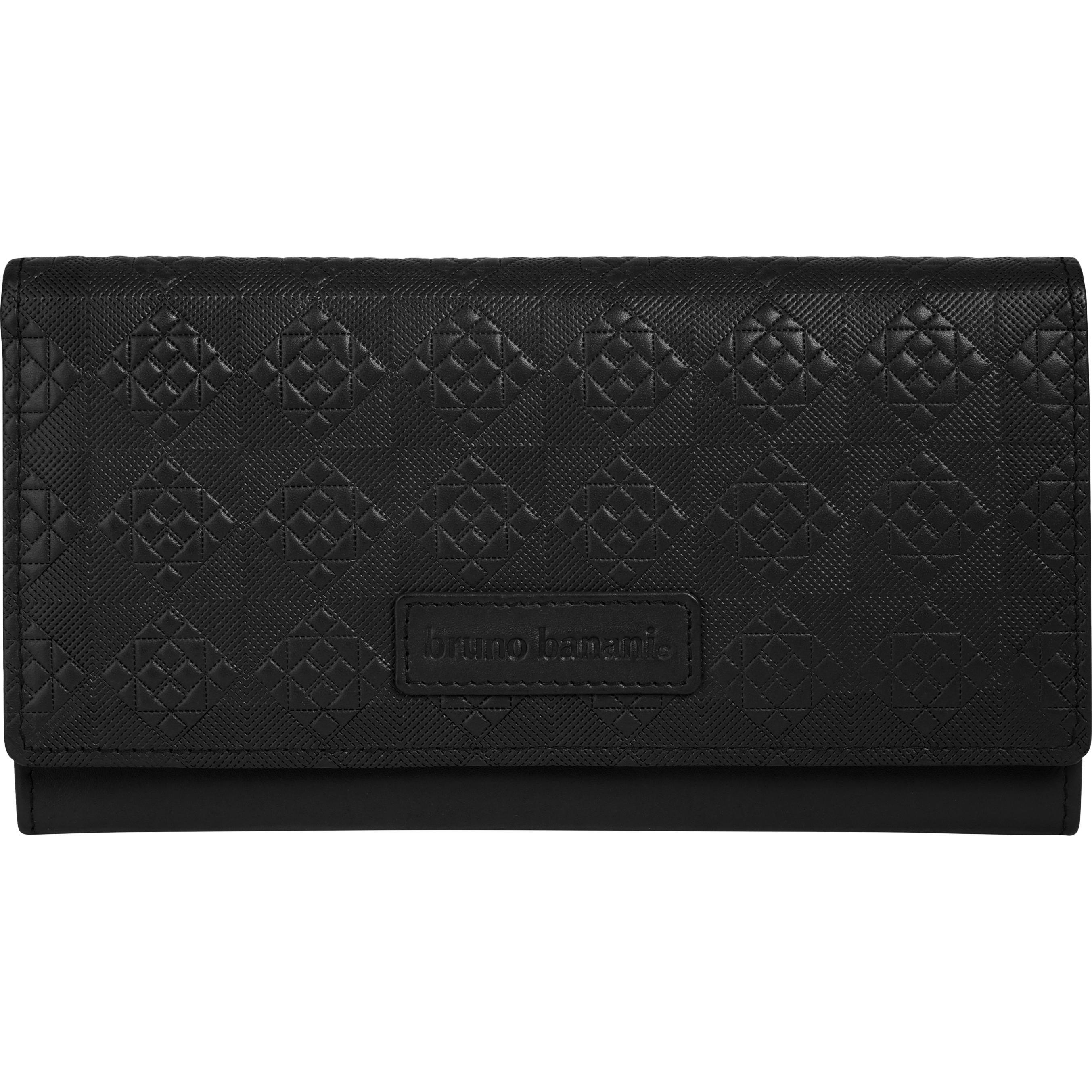 Bruno Banani, Damen, Portemonnaie, Geldbörse, Schwarz