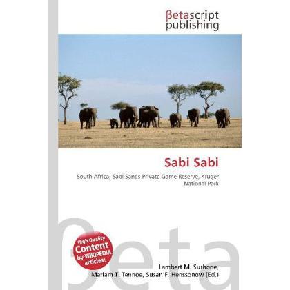 Thumbnail - Sabi Sabi, Ratgeber von Lambert M. Surhone, Miriam T. Timpledon, Susan F. Marseken