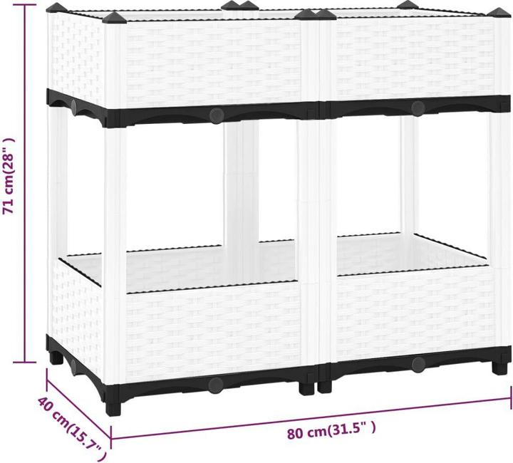 Produktbild vidaXL Hochbeet