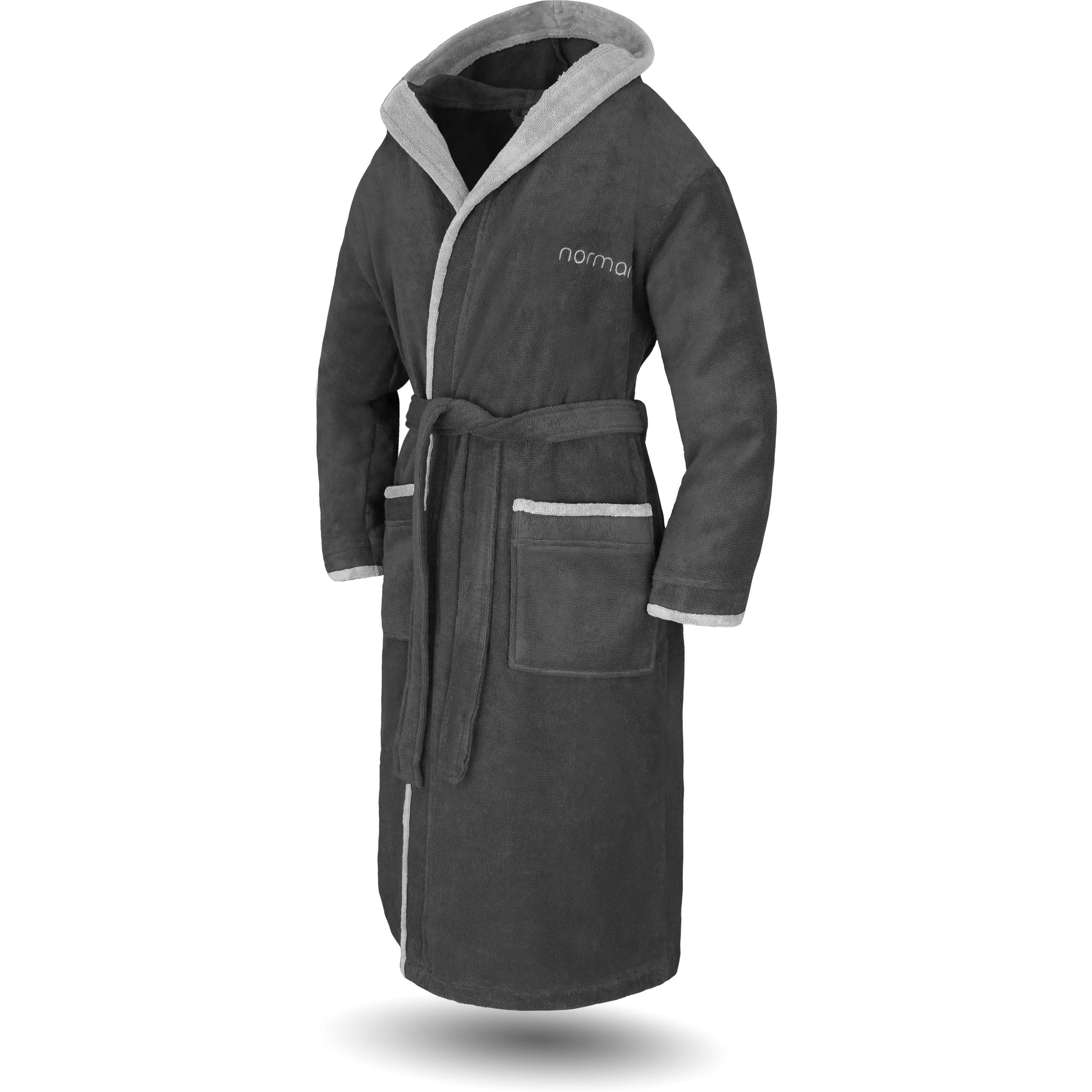 Thumbnail - Normani, Bademantel, Unisex Baumwoll-Bademantel Rob (XS)