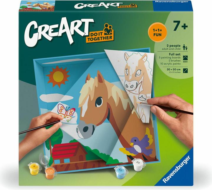 Produktbild Ravensburger CreArt Do it together - Pferde