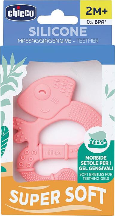 Image du produit Chicco Anneau de dentition avec poils doux - EIDECHSE PINK, - 2m