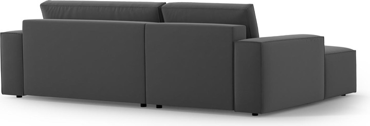 Actual product image Micadoni Velvet Left Corner Sofa With Bed Function And Box, "Jodie", 3 Seats, 246x151x86 Made in Europe (Corner sofa)