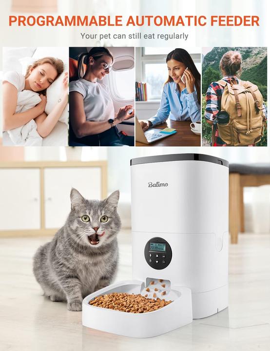 Actual product image Balimo 4L Automatic Feeder White