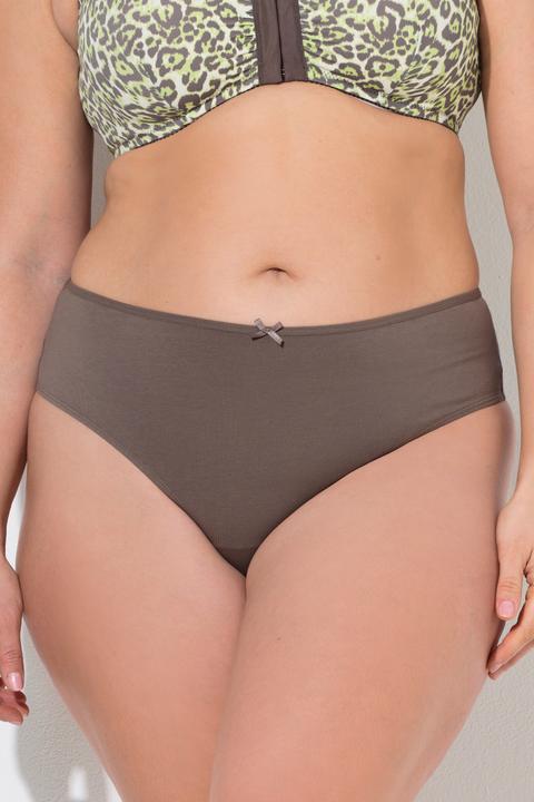 Produktbild Ulla Popken Strings, 3er-Pack, Leomuster/Blautöne (3er Pack, 50, 52)