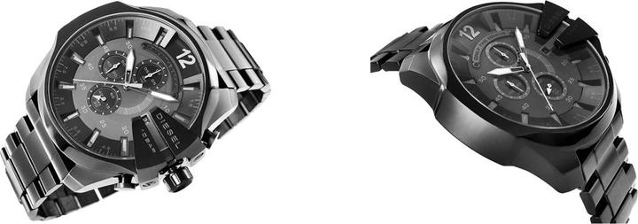 Immagine prodotto Diesel Zegarek Zegarek Męski Mega Chief DZ4355 Czarny (Cronografo, 51 mm)