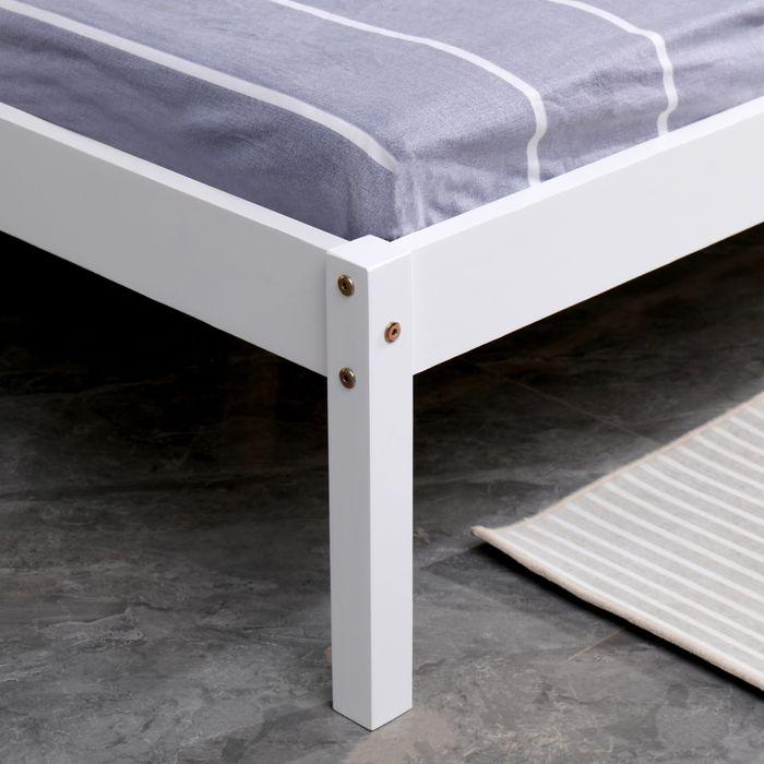 Produktbild Swisshandel24 Hochbett Lilly 80x200 cm / 120x200 cm, weiss (90 x 200 cm)