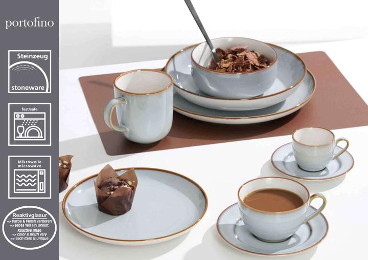 Produktbild Ritzenhoff & Breker Portofino Kaffeetassen mit Untertassen (220 ml, 6 x)