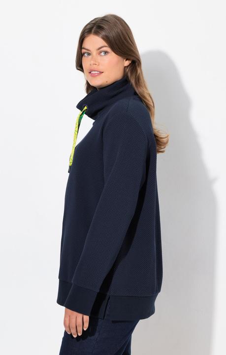 Immagine prodotto Laurasøn Pullover di felpa con collo alto, maniche lunghe e jacquard (44, 46)