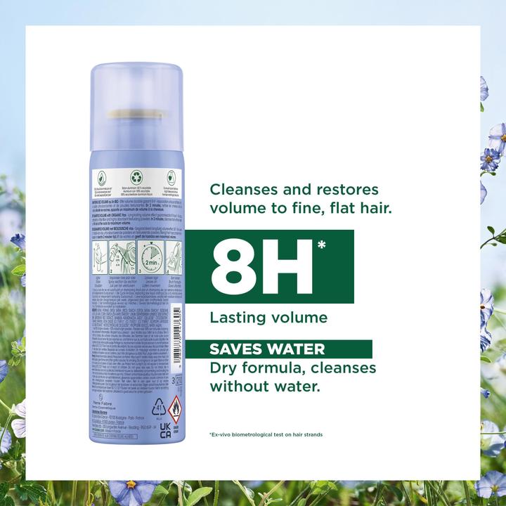 Produktbild Klorane Volumen-Trockenshampoo mit BIO-Lein (150 ml, Trockenshampoo)