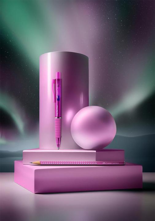 Image du produit Faber-Castell KS Poly Ball View Electric Fuchsia (Bleu, Fuchsia électrique, Pink, 1x)