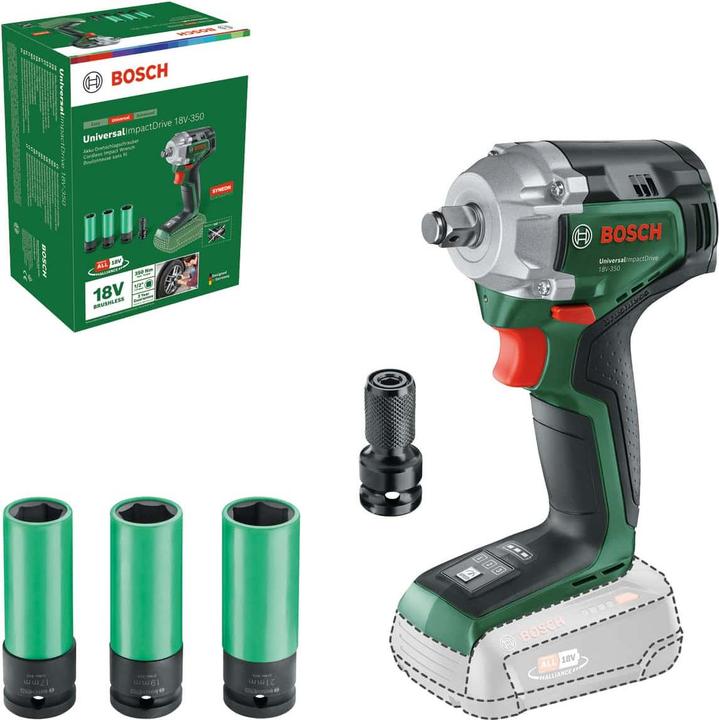 Actual product image Bosch Home & Garden UniversalImpactDrive 18V-350 (Battery operated)