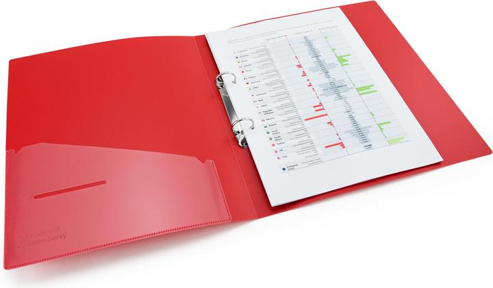 Produktbild Rapesco Ringbuch Germ-Savvy A4, 4 Stück, Mehrfarbig (A4, 25 mm, 4 Stk.)