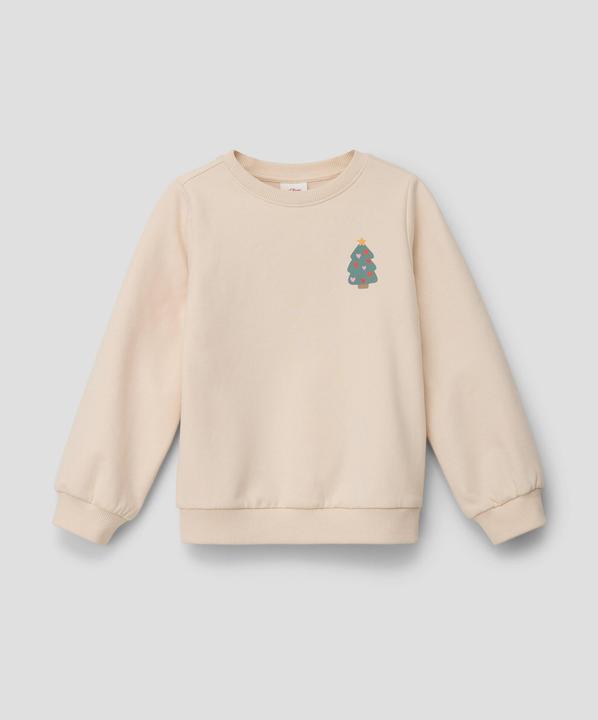 Produktbild s.Oliver Sweatshirt Sweatshirt mit Weihnachts-Motiv (116, 122)