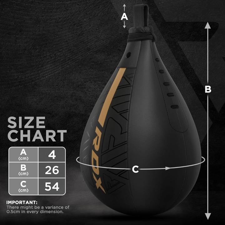 Produktbild Rdx 2Pc Speed Ball F6 Matte Golden + Swivel